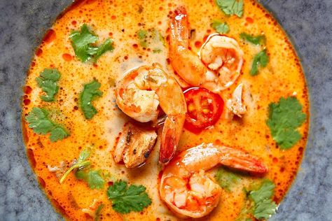 Thai Shrimp Soup Recipes, Tom Yum Kung Soup Recipe, Tom Yum Soup Chicken, Tom Yum Soup Recipe Using Paste, Tom Yung Goong Soup, Easy Thai Shrimp Soup, Soup Tom Yum, Tim Yum Soup, Tom Yum Koong Soup