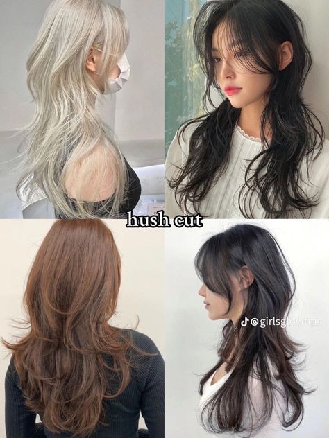 Hush Cut, Pretty Hair Cuts, Aesthetic Hairstyles, Hair Inspiration Long, Layered Haircuts For Medium Hair, Vlasové Trendy, Hair Inspiration Short, Hairstyles For Layered Hair, Haircuts For Wavy Hair