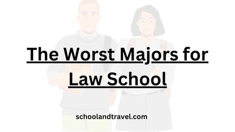 Considering law school? While deciding to pursue a legal education is commendable, choosing an undergraduate major that aligns with your goals is crucial.  Not all majors are created equal when preparing for law school.  By understanding the majors that may hinder your law school journey, you can make informed choices and set yourself up for […] The post 5 Worst Majors for Law School (Reasons, Tips, Factors, FAQs) appeared first on School & Travel. Pre Law Student Aesthetic, Graduate School Aesthetic, Law School Aesthetic, Law School Humor, Education Major, Career Ideas, Law Degree, College Degree, Travel School