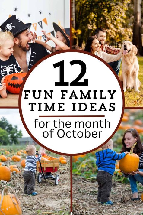 Fall is in full swing and Supermom Shuffle has prepared an October Family Night Ideas and Fun Activities List to help you get started for some fun in the month of October! Fun Fall Family Activities, Family Ideas Activities, Family Night Ideas, Activities List, Fall Family Activities, Fall Family Fun, Moms' Night Out, Moms Night, Month Of October