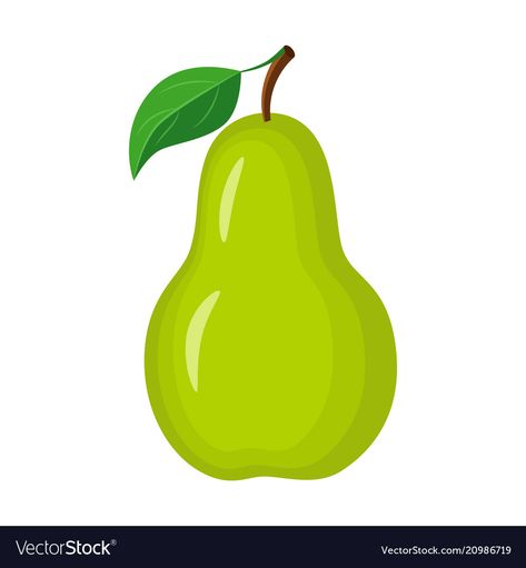 Pear Illustration, Kids Work, Group Ideas, Leaf Drawing, Fruit Print, Nature Pictures, Green Colors, Png Images, Adobe Illustrator