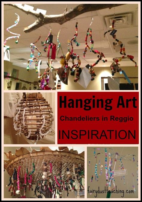 Reggio Art, Fairy Dust Teaching, Reggio Emilia Classroom, Art Chandelier, Reggio Emilia Approach, Reggio Inspired Classrooms, Infant Lesson Plans, Reggio Emilia Inspired, Reggio Classroom