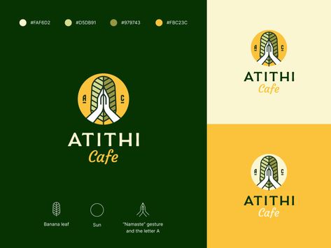 South Indian Restaurant Logo, Veg Restaurant Logo, Indian Restaurant Design, Indian Restaurant Logo, Indian Logo Design, Restaurant Brand Design, Indian Cafe, South Indian Restaurant, Masala Kitchen