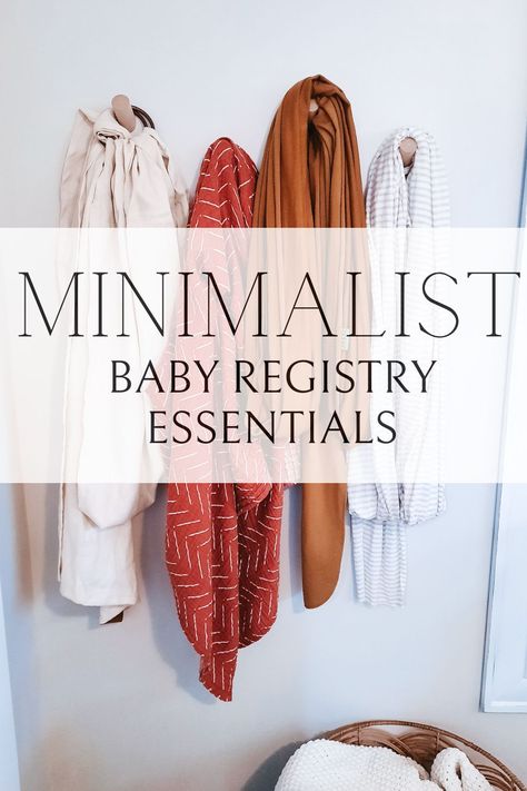 Baby Shower Registry List, Gender Neutral Baby Registry, Minimalist Baby Essentials, Newborn Essentials List, Minimalist Newborn, Baby Items List, Minimalist Baby Registry, Baby Essential List, Need For Baby