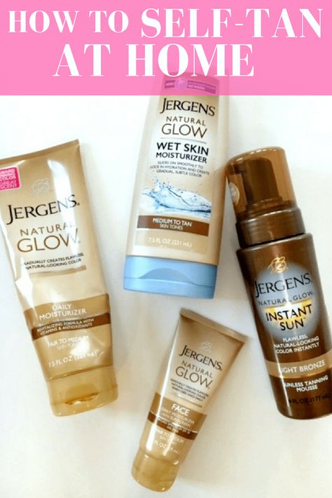 How To Self Tan At Home, Tanning Ideas, Fake Tan Lotion, Self Tanning Tips, How To Tan, Tan Lotion, Jergens Natural Glow, Tanning Beds, Tanning Skin Care