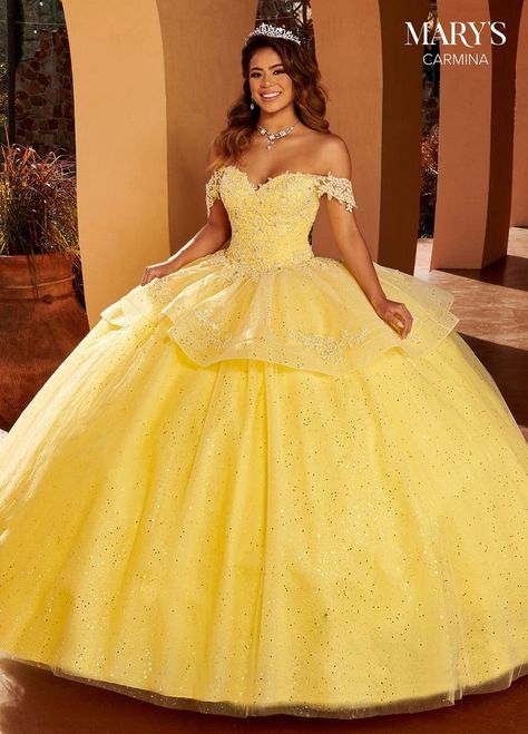 Quincenera Dresses Yellow, Quince Dresses Yellow, Yellow Quince Dress, Yellow Gown Dress, Quinceanera Dresses Yellow, Long Off Shoulder Dress, Yellow Quinceanera Dresses, Yellow Quince, Yellow Quinceanera Dress