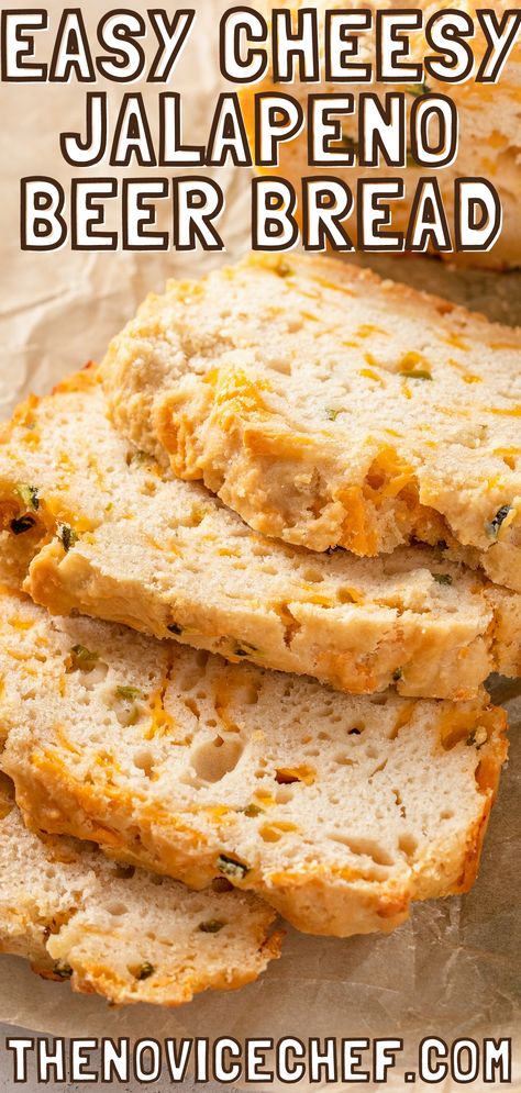 Jalapeno Cheddar Beer Bread, Jalapeno Beer Bread, Dutch Oven Jalapeno Cheese Bread, Shiner Bock Beer Bread, Jalapeño Beer Bread, Jalapeño Cheddar Beer Bread, Jalapeño Cheese Bread Machine, Cheesy Beer Bread, Bread To Go With Chili