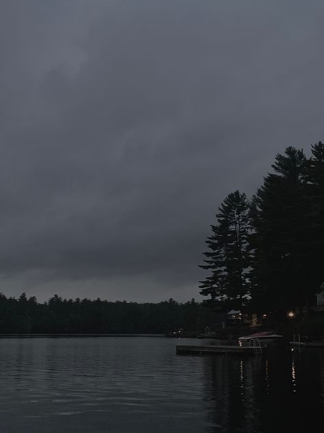 nightime lake picture Rainy Lake House Aesthetic, Midnight Lake Aesthetic, Cold Lake Aesthetic, The Lake Natasha Preston Aesthetic, The House Across The Lake Book Aesthetic, The Lake Natasha Preston, Night Lake Aesthetic, Lake At Night Aesthetic, Dark Lake Aesthetic