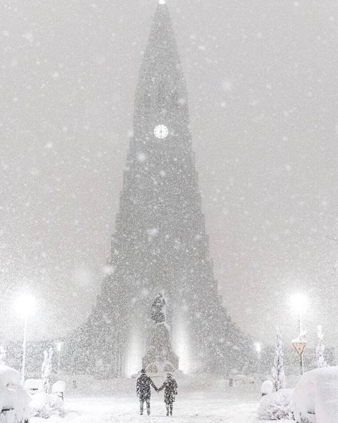 Today in Iceland, we woke with the highest amount of snow ever recorded in February Iceland Reykjavik, Visit Iceland, Iceland Travel, Snow Storm, Reykjavik, Winter Scenes, Scandinavia, The Snow, Winter Wonderland