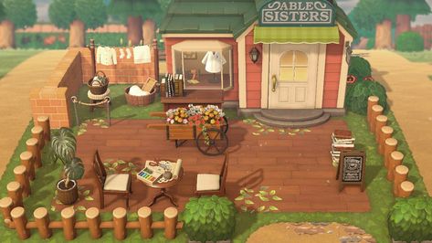 Animal Crossing Island Inspiration House, Animal Crossing Island Inspiration, The Able Sisters, Able Sisters, Animal Crossing 3ds, Animals Crossing, Ac New Leaf, Animal Crossing Funny, Animal Crossing Guide