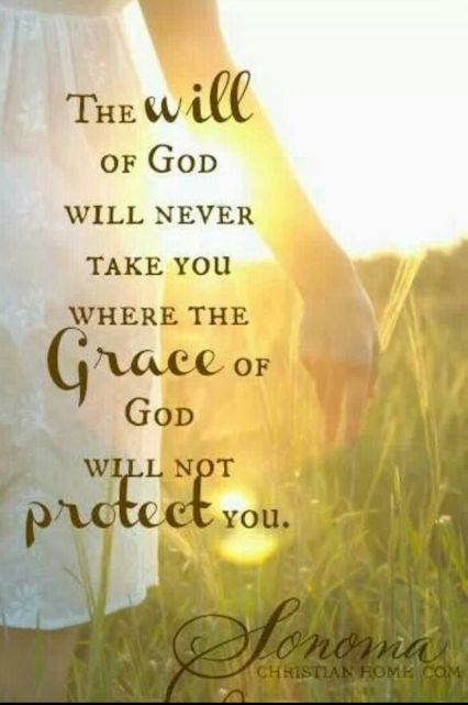 The will of God will never take you where the Grace of God will not protect you. A Course In Miracles, Christian Home, Faith Prayer, Faith Inspiration, Gods Grace, Prayer Quotes, Religious Quotes, Spiritual Inspiration, Daily Devotional