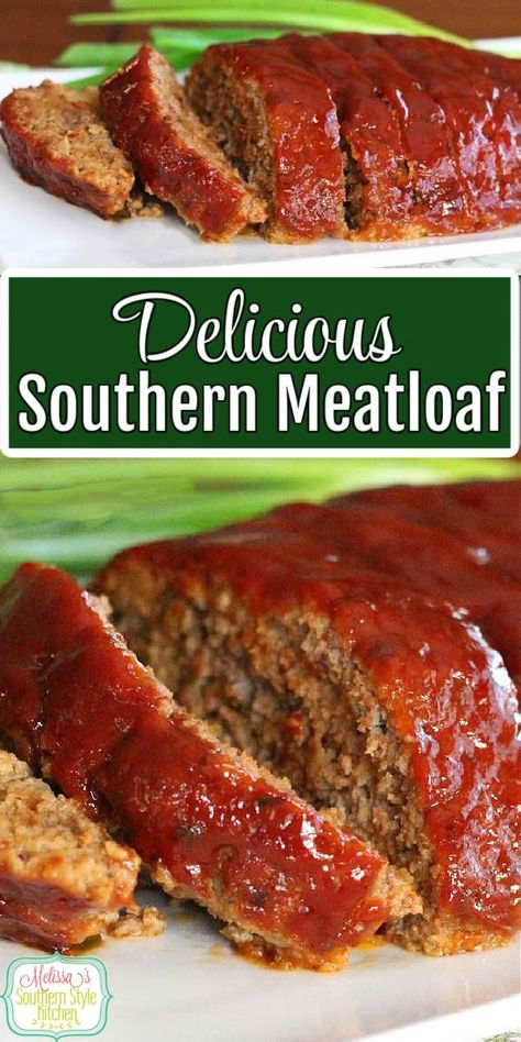 Authentic Southern Meatloaf Recipe Hawaiian Meatloaf, Meatloaf With Breadcrumbs, Diner Classics, Southern Meatloaf, Homestyle Meatloaf, Tasty Meatloaf Recipe, Beef Meatloaf Recipes, Cooking Soul Food, Dishes Ideas