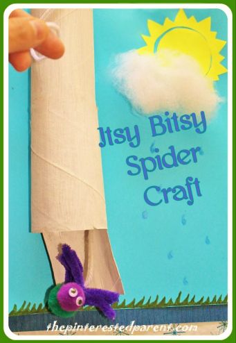 Itsy Bitsy Spider Went Up The Water Spout - pull the spider up  the spout Itsy Bitsy Spider Craft, Itsy Bitsy Spider Activities, The Itsy Bitsy Spider, Nursery Rhyme Crafts, Spider Activities, Spider Craft, Nursery Rhymes Preschool, Nursery Rhyme Theme, Spider Theme