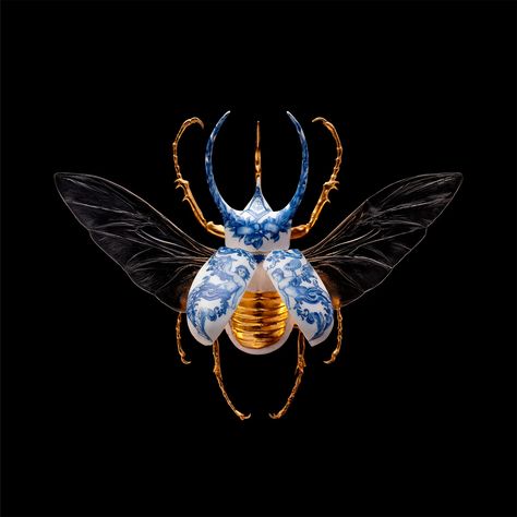 Anatomia Blue Heritage, Hercules Beetle Open, Print Series (Ed. of 25) – Villa del Arte Beetle Wings Open, Atlas Beetle, Nomad Sculpt, Tattoo Perna, Goliath Beetle, Hercules Beetle, Beetle Art, Silly Art, Beetle Wings