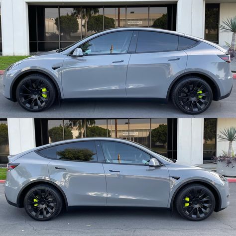 Tesla Y Wrap Ideas, Tesla Wrap Ideas, Tesla Model Y Wrapped, Tesla Model Y Grey, Tesla Y Wrap, Tesla Wraps Model Y, Tesla Colors, Tesla Model Y Wrap, Wrapped Tesla