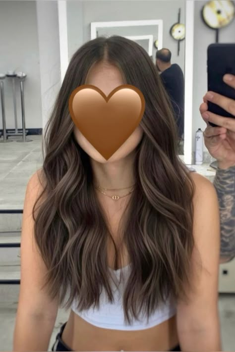 Brunette Highlights Caramel, Hair Brunette Highlights, Hair Inspo Brunette, Expensive Brunette, Light Brunette Hair, Brown Hair Inspiration, Highlights Caramel, Rambut Brunette, Black Hair Balayage