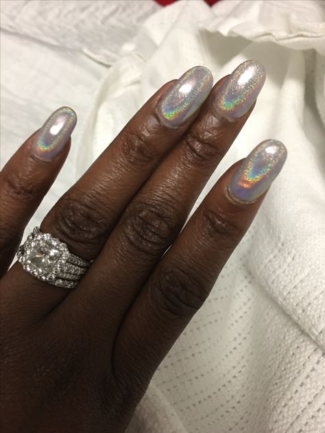 Mirrorball Taylor Swift Nails, Mirrorball Nails Taylor Swift, Mirror Ball Nails, Mirrorball Nails, Silver Holographic Nails, Chrome Silver Nails, Disco Ball Nails, Taylor Swift Nails, White Chrome Nails