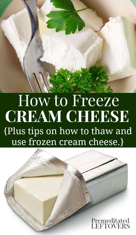 Ways To Use Cream Cheese, Freezing Cream, Freeze Cream Cheese, Freezing Cream Cheese, Freezing Milk, Freeze Vegetables, Freezing Food Guide, Recipes Using Cream Cheese, Freeze Food