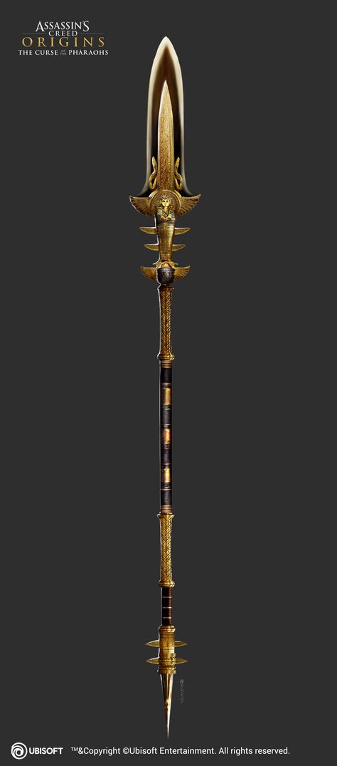 Assassin's Creed Origins, Assassins Creed Origins, Foto Langka, Magic Items, 3d Cnc, Fantasy Props, Tutankhamun, Cool Swords, Dungeons And Dragons Homebrew