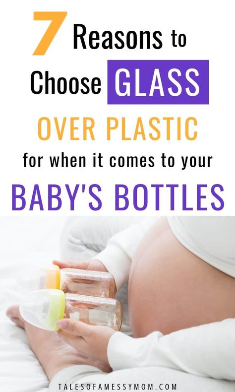 7 reasons why glass baby bottles win vs. plastic. The awesome benefits of going natural with glass when feeding your children. New mom tips on the best glass bottles that work with common breastfeeding pumps. #babybottles #glassbottles #baby #newmomtips #naturalparenting #pregnant #babytips #expecting New Mom Tips, Getting Pregnant Tips, Best Baby Bottles, Ways To Get Pregnant, Glass Baby Bottles, Baby Led Weaning Recipes, First Time Mom, Breastfed Baby, Natural Parenting