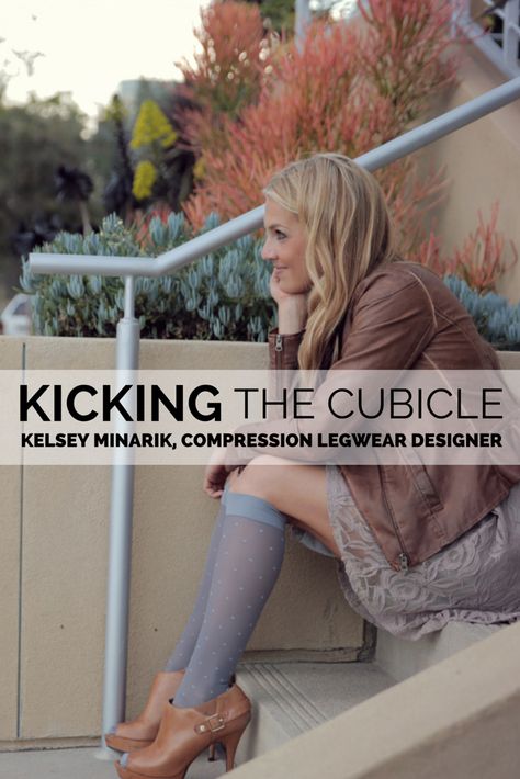 Kelsey Minarik, Compression Legwear Designer Styling Compression Socks, Compression Sock Outfits, Outfits With Compression Socks, How To Style Compression Socks, Compression Socks Outfit Summer, Compression Outfit, Compression Stockings Fashion, Compression Socks Outfit, Stocking Outfit