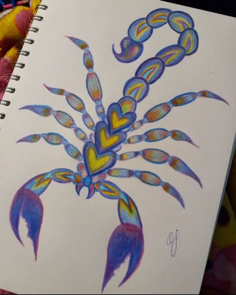 #colorfulscorpio #colorful #scorpio #sketch Scorpio Canvas Painting, Scorpio Painting Ideas, Scorpio Drawing Art, Scorpio Art Goddesses, Scorpio Sketch, Scorpio Painting, Scorpio Drawing, Painting Hats, Moon Capricorn