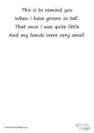 Handprint Poem 10 Handprint Poems For Parents, Hand Print Poem, Handprint Poems, Hand Poem, Parents Poem, Hands Poem, Childrens Quotes, Handprint Poem, Poem Activities