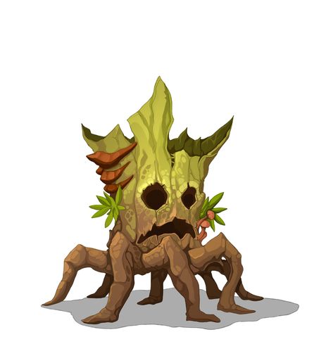 ArtStation - Small dendroid, Alekzander Zagorulko Tree Monster, Plant Monster, Forest Creatures, Monster Concept Art, Biome, Fantasy Creatures Art, Fantasy Monster, Mythical Creatures Art, Monster Design