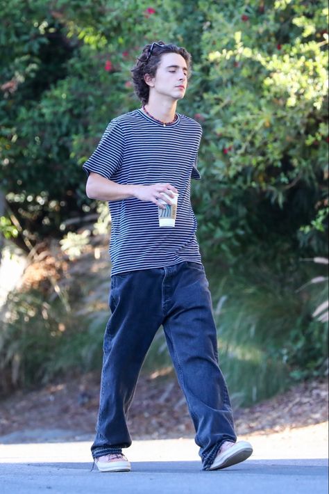 Starbucks Photo, Coffee From Starbucks, Call Me By Your Name, Timmy T, The Perfect Guy, October 15, Timothee Chalamet, Just Jared, Mens Street Style