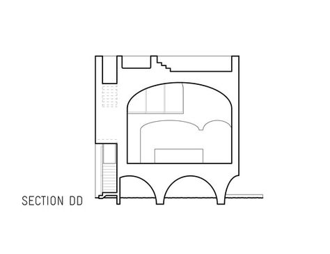 Vault House,Section DD Johnston Marklee, California Wallpaper, Origami Architecture, Architect Magazine, Ludwig Mies Van Der Rohe, Architecture Collage, Architect House, Architectural Drawings, Three Floor