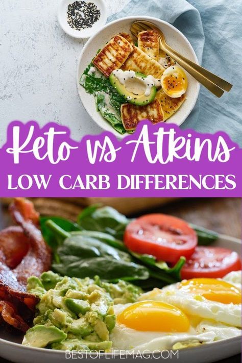 What is the difference between keto vs Atkins for meal planning and dieting? Knowing the main differences will help you identify which eating plan is right for you between the Atkins and Keto Diets. What is a Keto Diet | What is the Atkins Diet | Which is Better Keto or Atkins | Best Diet Plan | Weight Loss Tips | Diet Tips #ketodiet #atkinsdiet Keto Vs Atkins, Top Crockpot Recipes, The Atkins Diet, Tips Diet, Keto Diets, Best Cocktail Recipes, Eating Plan, Best Diet Plan, Atkins Diet