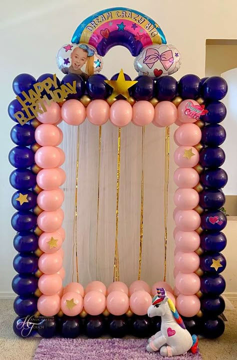 Surprise Birthday Decorations, Birthday Decorations At Home, Jojo Siwa Birthday, Happy Birthday Decor, 1st Birthday Girl Decorations, Birthday Room Decorations, Baby Birthday Decorations, Girls Birthday Party Themes, Simple Birthday Decorations