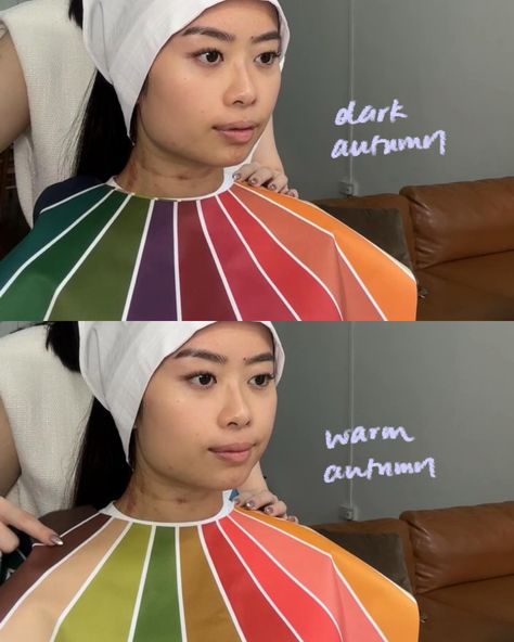 Guess my color season before scrolling through 🤭 did you guess it right? Best + worst color seasons shown at the end! I love that we’re not inherently “stuck” in just one color season, and it allows me to dress according to my mood + environment without sticking strictly to one palette only! What’s your color season? 💘 PS my skin tone is always considered “light neutral” when it comes to foundation matching if that helps! Color analysis studio: @styleforth in Singapore #coloranalysis12ty... Color Clothes For Skin Tone, Color For Neutral Skin Tone, Skin Color Analysis, Foundation Matching, Neutral Skin Tone, Color Seasons, Business Vision, How To Match Foundation, Skin Color Palette