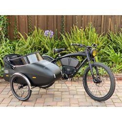 Shop All Sidecars & Accessories - Mad Dogs & Englishmen | California Motorbike With Sidecar, Bike With Sidecar, Bicycle Sidecar, Electric Product, Bicycle Trailer, Carbon Road Bike, 20 Wheels, Bike Components, Pedal Cars