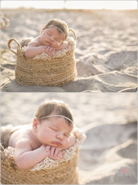 Newborn Photography Summer, Newborn Beach Photography, Beach Baby Photography, Baby Beach Pictures, Baby Beach Photos, Outdoor Newborn Session, Home On The Beach, Outdoor Baby Photography, Outdoor Newborn Photography