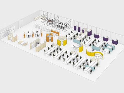 Office Layout Plan, Office Space Planning, Coworking Space Design, Office Floor Plan, Interior Kantor, Cool Office Space, Presentation Styles, Coworking Office, Office Plan