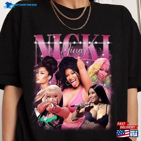 Vintage Nicki Minaj Shirt Rapper Pink Friday 2 Tour 2024 T-Shirt Sweatshirt Check more at https://bestshirtfordad.com/product/vintage-nicki-minaj-shirt-rapper-pink-friday-2-tour-2024-t-shirt-sweatshirt/ Nicki Minaj Shirt, Pink Friday, Rap Tee, Nicki Minaj, Knit Jersey, Shirt Style, Hoodie Shirt, Rap, Classic T Shirts