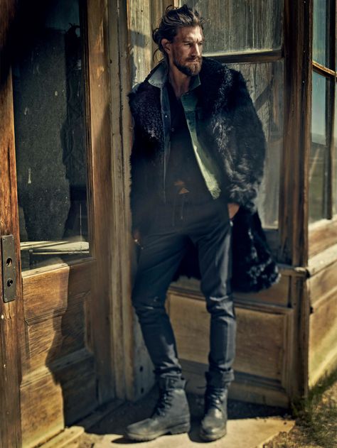 Modern Viking style | Henrik Fallenius Viking Fashion, Casual Look For Men, Modern Viking, Gaming Website, F Men, Viking Men, French Models, Over Night, Viking Style