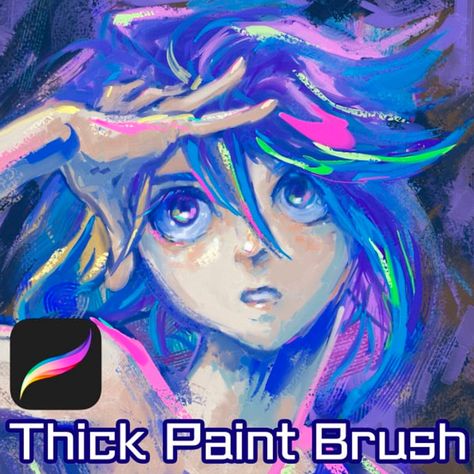 Free Thick Paint Brush for Procreate - LIBRIUM Pro Create Brushes, How To Make Sketch, Tree Procreate, Procreate Sketch Brushes, Free Lineart, 3d Procreate, Pattern Procreate, Procreate Free Brushes, Anime Procreate