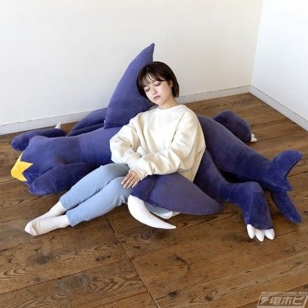 Life Sized Pokemon Plush, Large Pokemon Plush, Garchomp Plush, Pokemon Stuffies, Big Plushies, Zoroark Pokemon, Pokemon Plushies, Pokemon Room, Cool Pokemon Wallpapers