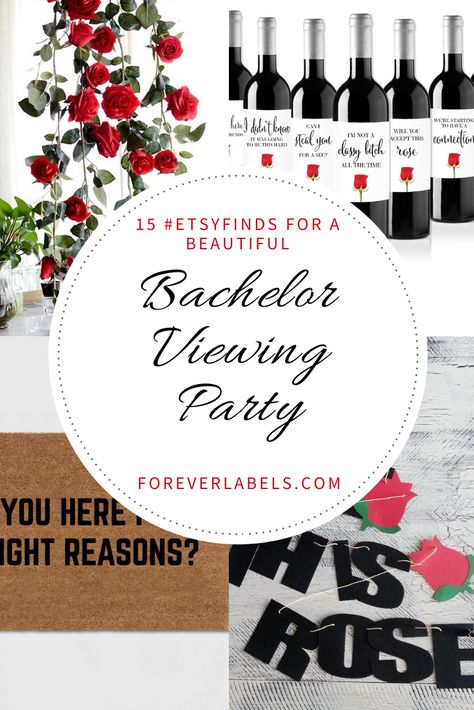 The Bachelor Watch Party Ideas, Bachelor Watch Party, Bachelor Viewing Party, Bachelor/bachelorette Party, Bachelor Nation, Viewing Party, Bach Party, Watch Party, Themed Party