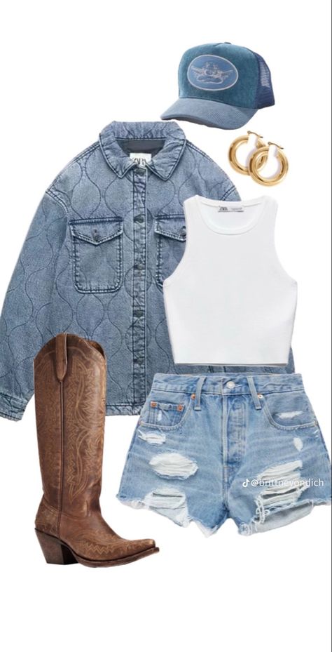 Trucker Hat Outfit, Outfitinspo Style, Hat Outfit, Cute Country Outfits, Looks Country, Estilo Country, Nashville Outfits, Rodeo Outfits, Country Concert Outfit