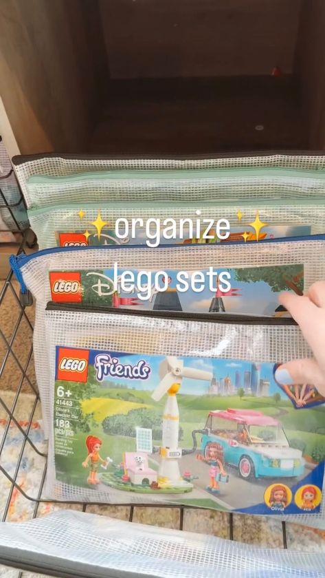 Organizing Lego Sets, Storing Lego Sets, Organize Lego Sets, How To Organize Lego Sets, Lego Kit Storage Ideas, Lego Station Ideas, How To Store Lego Sets, How To Organize Legos, Store Lego Sets