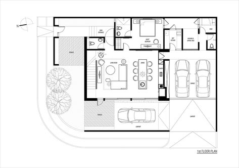 A Façade Design With Intrinsic Exterior Details At J House | y0 Design Architect - The Architects Diary Hook House Design, Micro House Plans, Japanese Modern House, Old Fashioned House, Painted Brick Walls, Design Architect, Architectural Design House Plans, Built In Furniture, Arch Daily