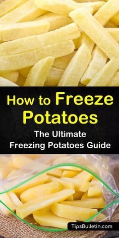 Freeze Potatoes, Freezing Potatoes, Garden Potatoes, Freezing Food Guide, Freezing Vegetables, Freeze Sweet Potatoes, Freezable Meals, Frozen Potatoes, Fresh Potato