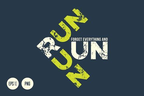 Run Run Run t-shirt design by rikkyal on @creativemarket Running Logo Design, Running Shirt Design, Tshirt Design Ideas, 5k Race, Creative Sketches, Ideas Creative, Running Shirts, Pencil Illustration, Business Brochure