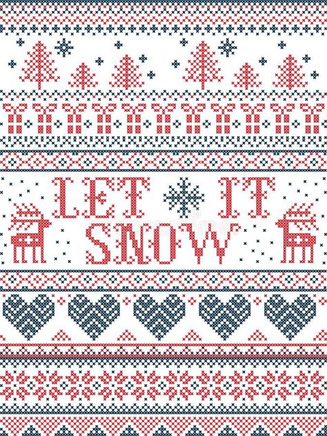 Christmas Cross Stitch Border Patterns, Cross Stitch Winter Patterns, Scandinavian Christmas Cross Stitch, Cross Stitch Christmas Border, Knitting Charts Christmas, Nordic Christmas Pattern, Christmas Cross Stitch Borders, Scandinavian Christmas Pattern, Scandinavian Knitting Patterns