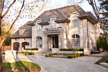 French Chateau - traditional - exterior - toronto - David Small Designs Small French Chateau, French Chateau House Plans, French Chateau House, French Chateau Style Homes, Chateau House Plans, French Chateau Homes, Chateau House, French Chateau Style, French Country Exterior