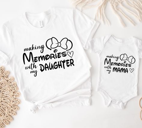 Disney Family Shirt, Mommy And Me Shirt, Shirt Girl, Mommy And Me Outfits, Family Shirt, Disney Family, Mom Daughter, Making Memories, Mama Shirt