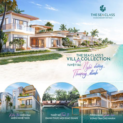 WELLNESS MANSION - DEFINITION OF THE EXTREMELY RICH IN THE SEA CLASS. Wellness Mansion, a group of beachfront villas at The Sea Class, represents the opulent homes in the movie about the supreme solitude of the super-rich. It is situated in the heart of a magnificent natural area where all high-class standards meet. Hotel Graphic Design, Hotel Marketing Design, Real Estate Banner, Inmobiliaria Ideas, Hotel Ads, Hotel Card, Real Estate Marketing Design, Real Estate Ads, Fashion Logo Branding